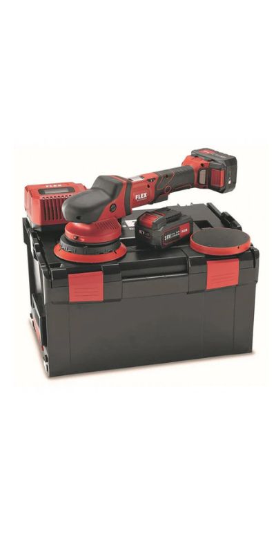 FLEX XFE 15 150 18,0-EC/5,0Ah Set- orbitinė, akumuliatorinė poliravimo mašinėlė