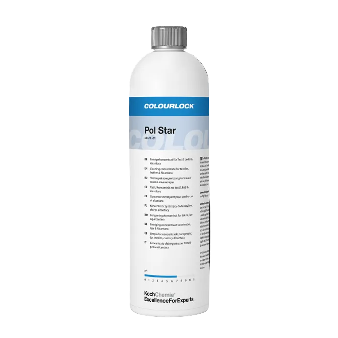 KOCH CHEMIE
KOCH CHEMIE Tekstilės ir odos valiklis KOCH CHEMIE Pol Star 1L